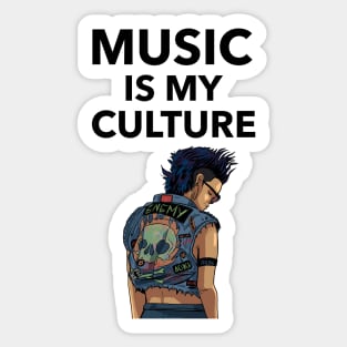 Music Is My Culture Sticker